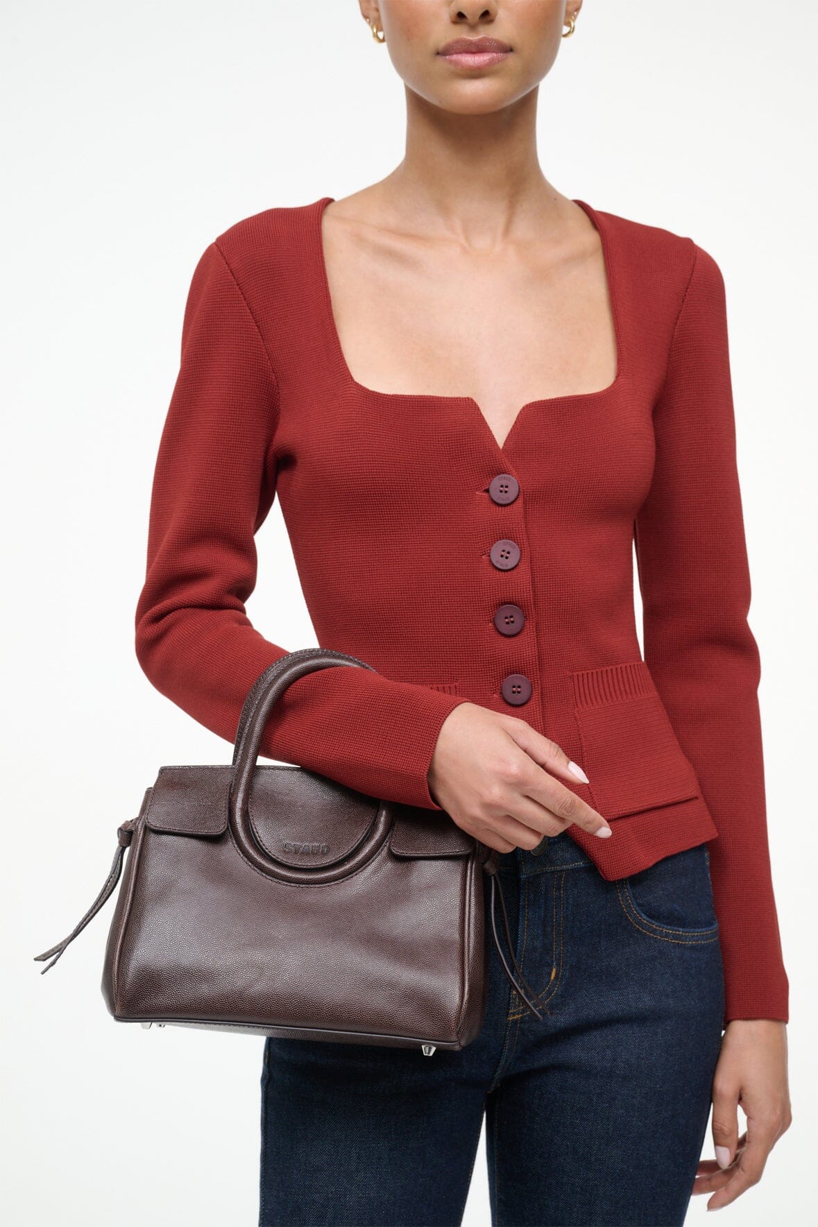 MAUDE MINI CARRYALL ESPRESSO