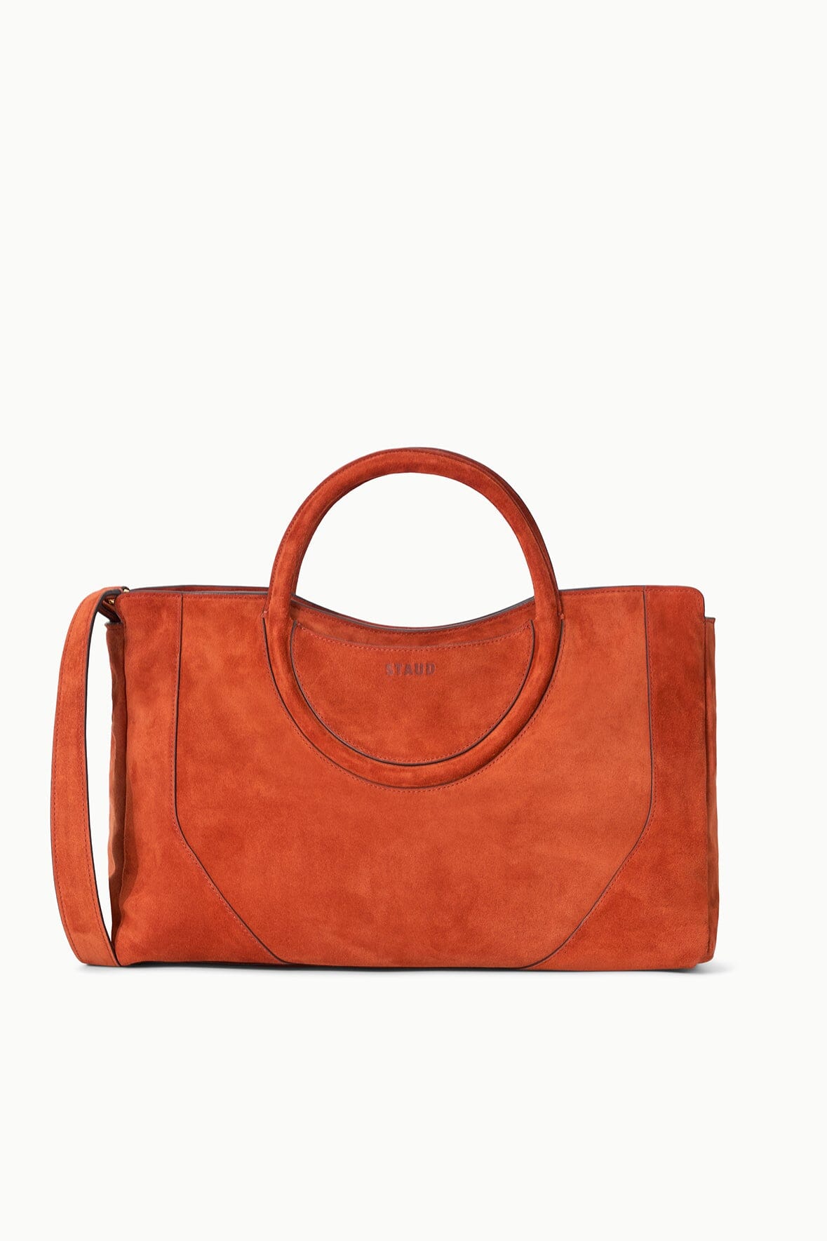 MAUDE SATCHEL AUBURN SUEDE