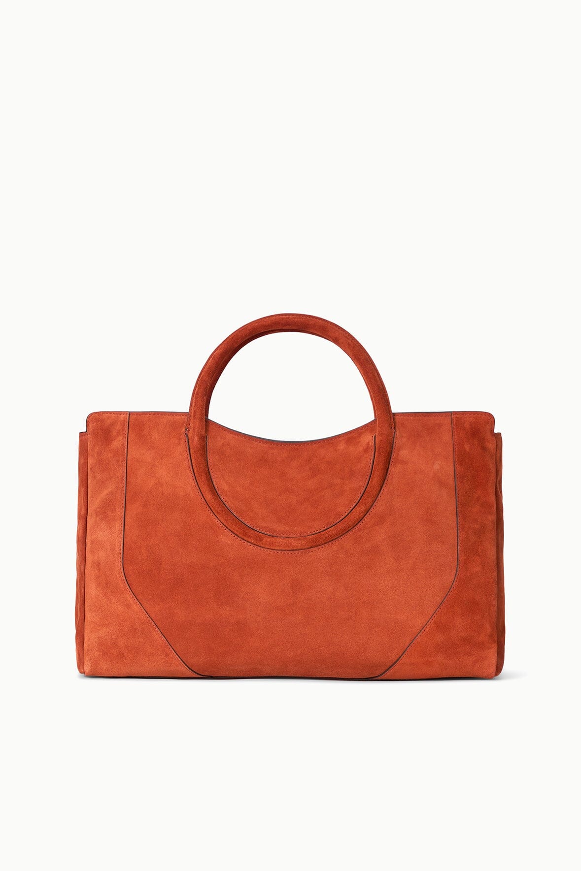 MAUDE SATCHEL AUBURN SUEDE