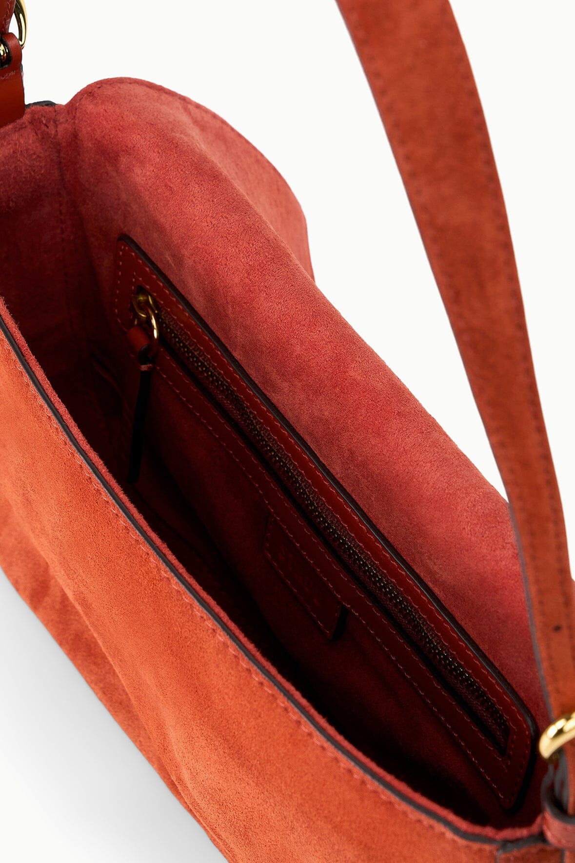 HARLOW BAG AUBURN SUEDE