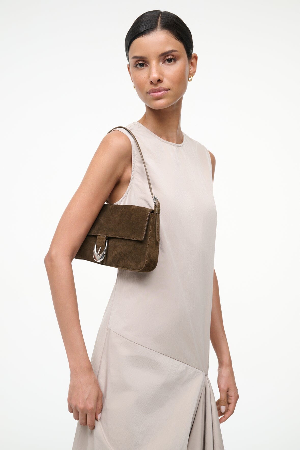 HARLOW BAG TRUFFLE SUEDE