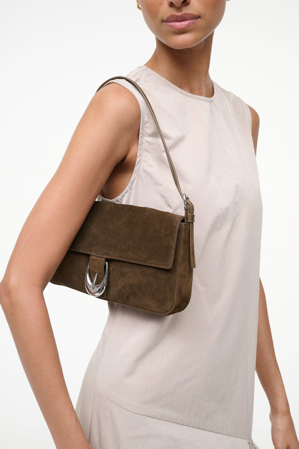 HARLOW BAG TRUFFLE SUEDE
