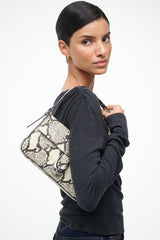 HARLOW BAG WHITE SNAKE