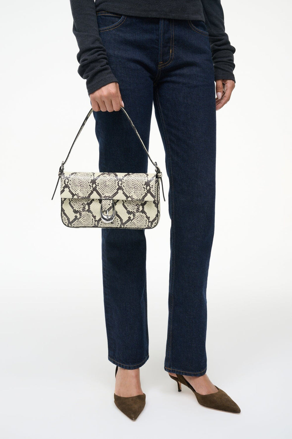 HARLOW BAG WHITE SNAKE