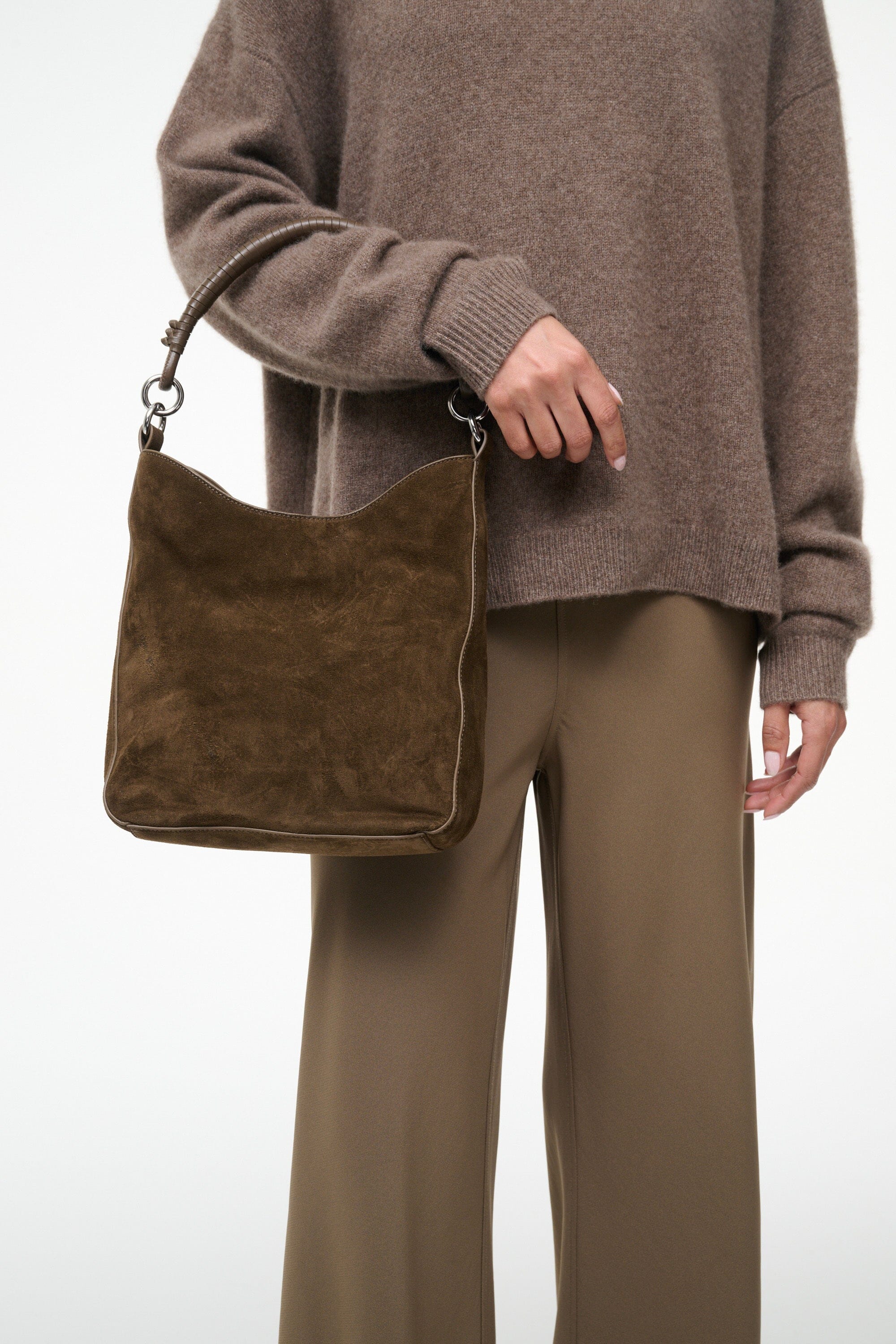 MEL SHOULDER BAG TRUFFLE SUEDE