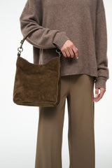 MEL SHOULDER BAG TRUFFLE SUEDE