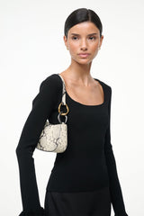 OLLIE BAG WHITE SNAKE