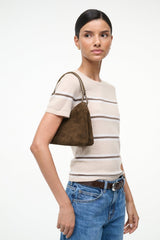 VALERIE SHOULDER BAG TRUFFLE SUEDE