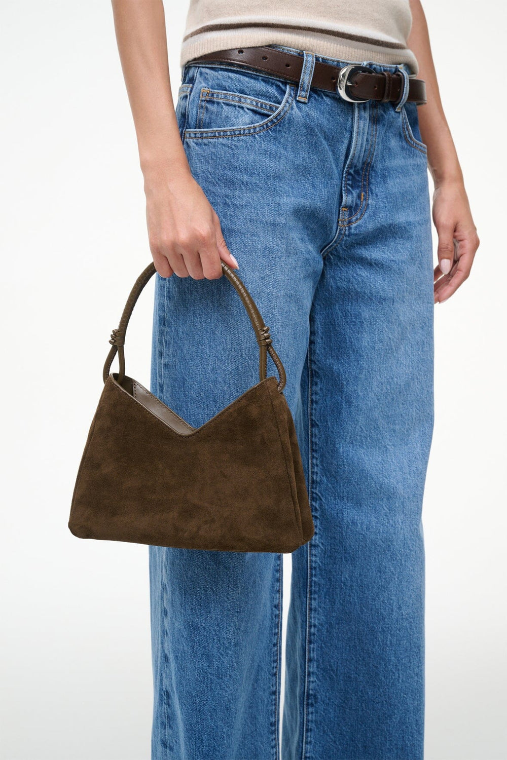 VALERIE SHOULDER BAG TRUFFLE SUEDE