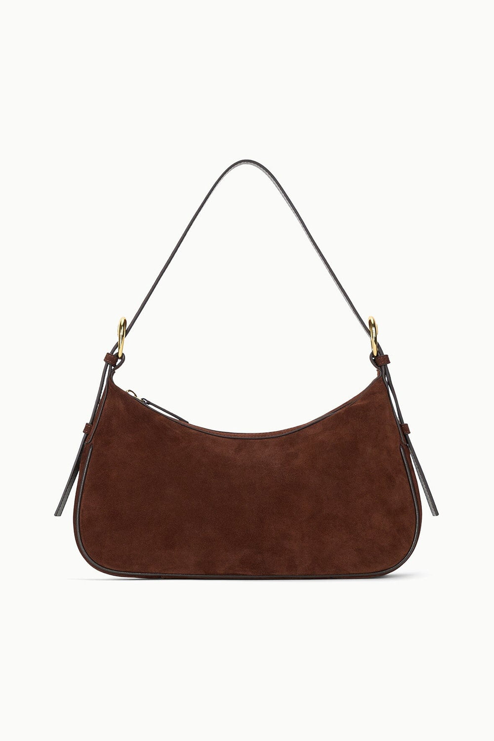 PINE SHOULDER BAG MAHOGANY SUEDE