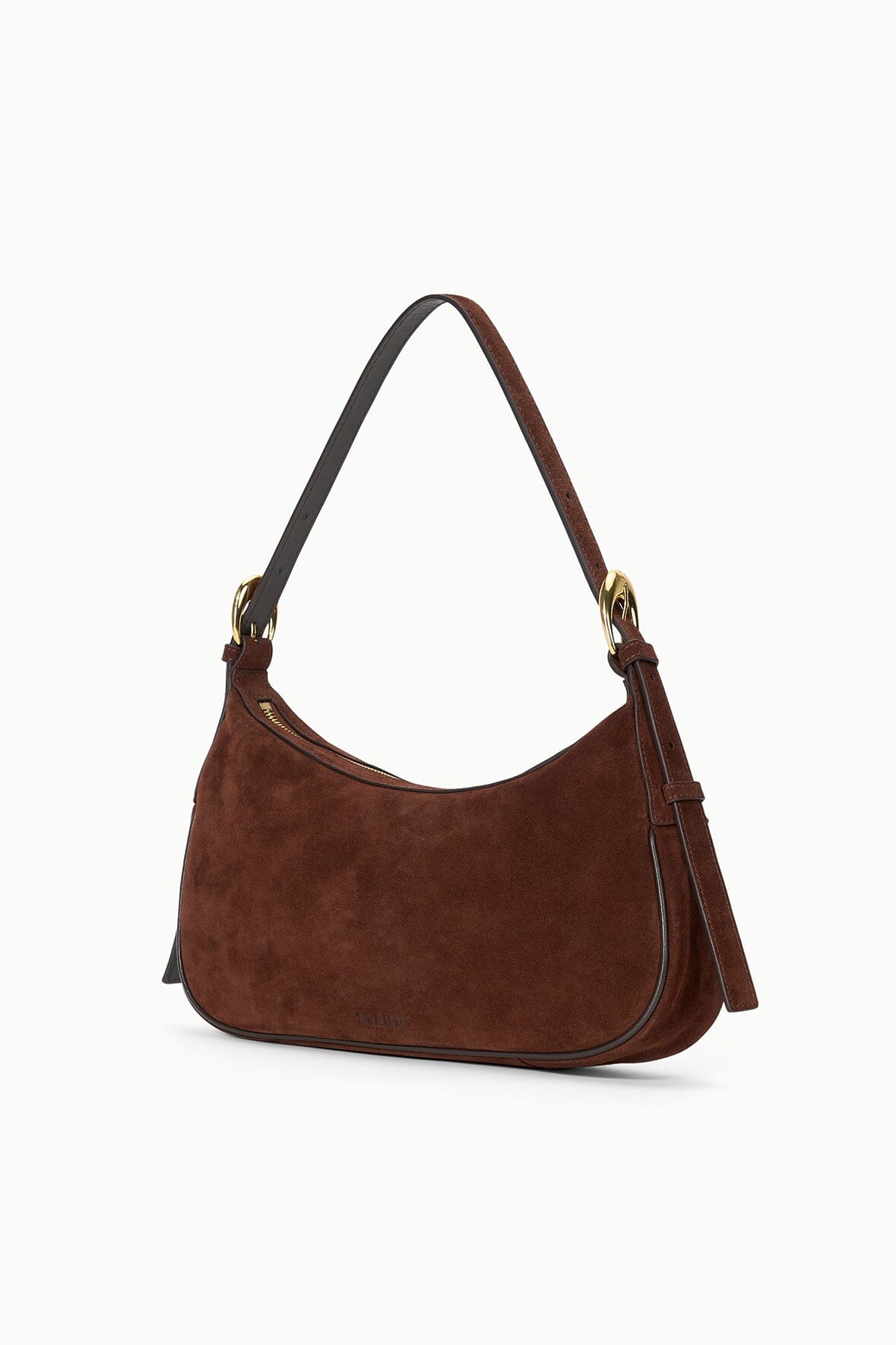 PINE SHOULDER BAG MAHOGANY SUEDE