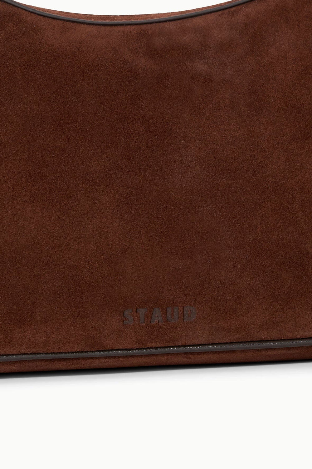 PINE SHOULDER BAG MAHOGANY SUEDE