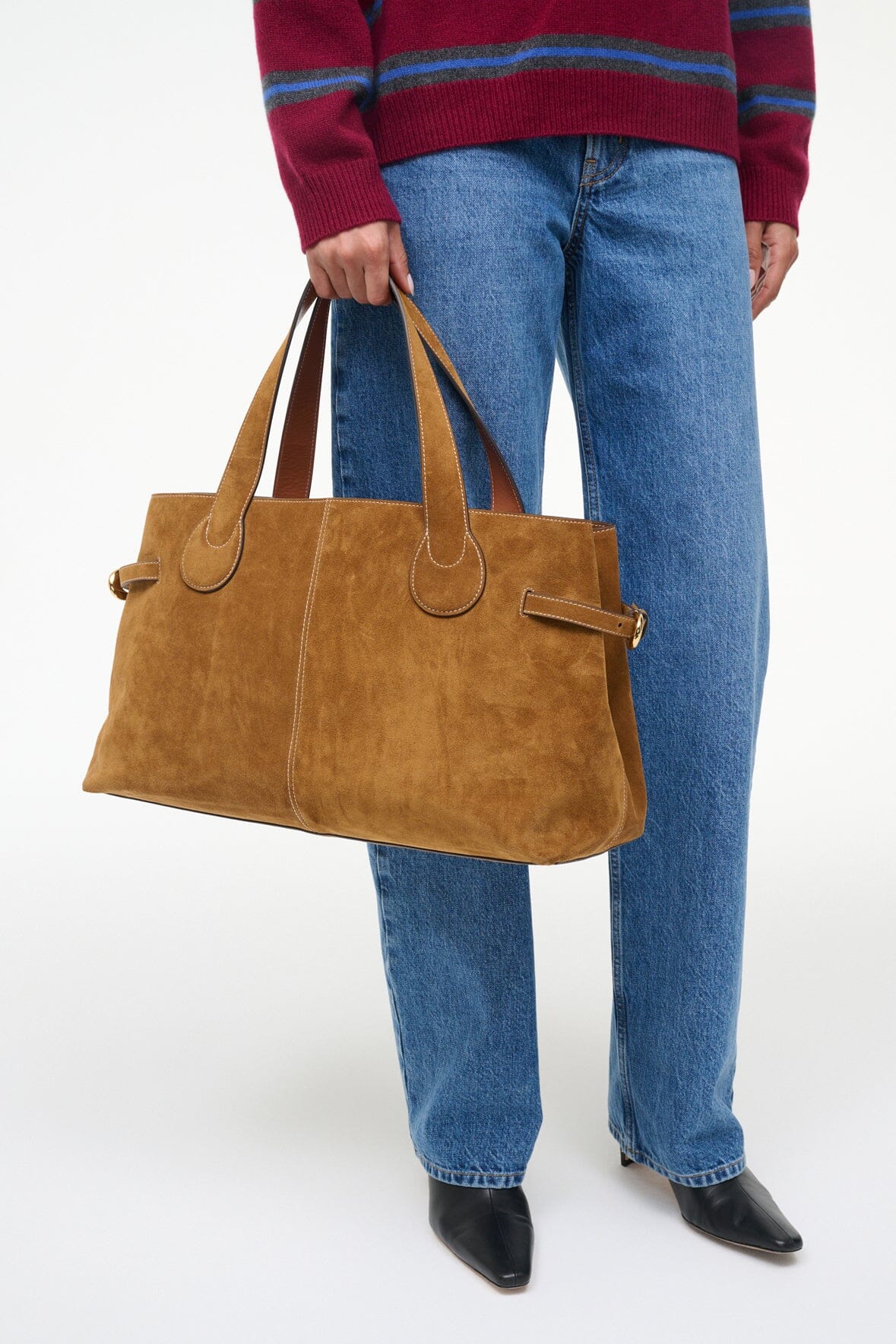 PIPER TOTE TAN SUEDE