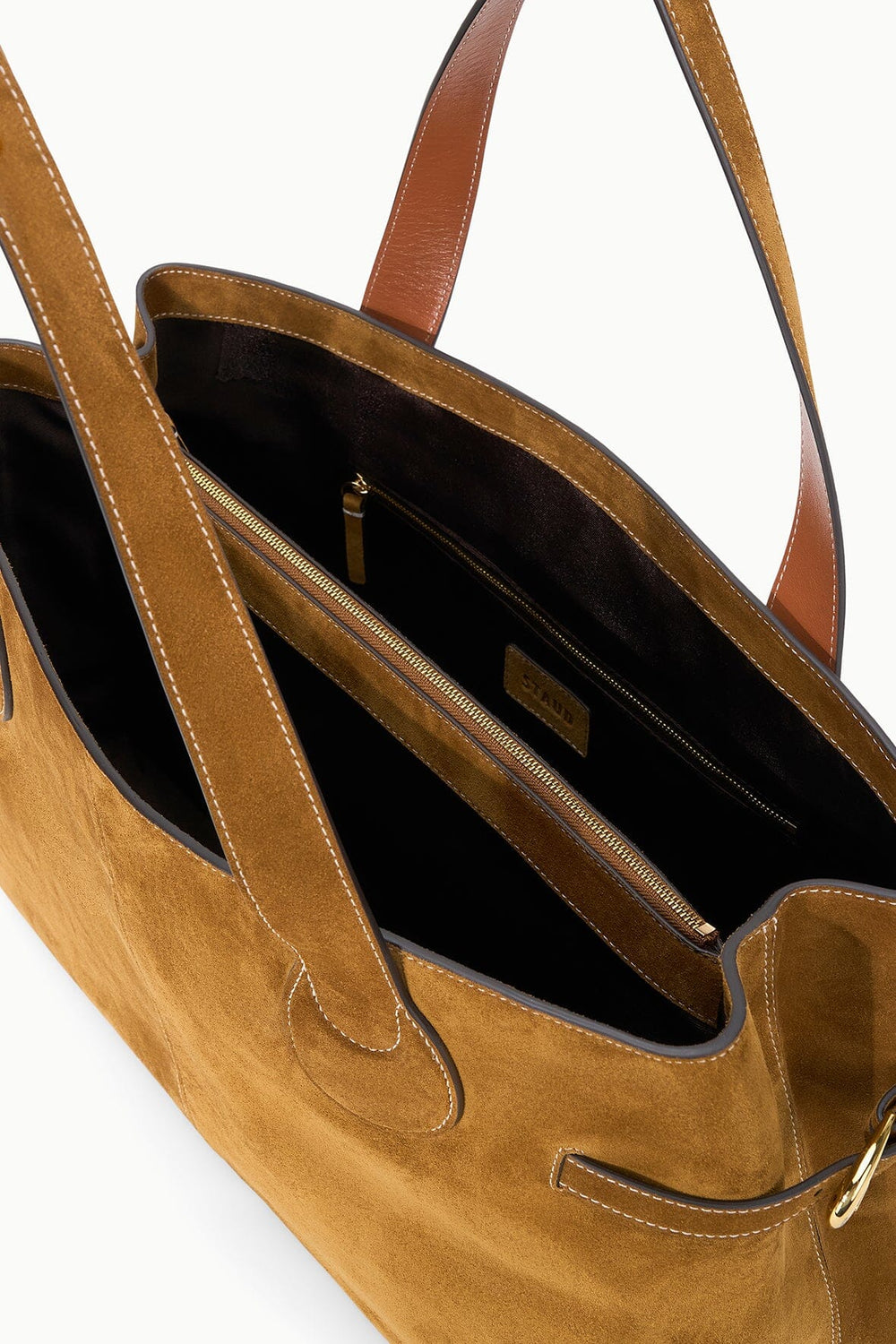 PIPER TOTE TAN SUEDE