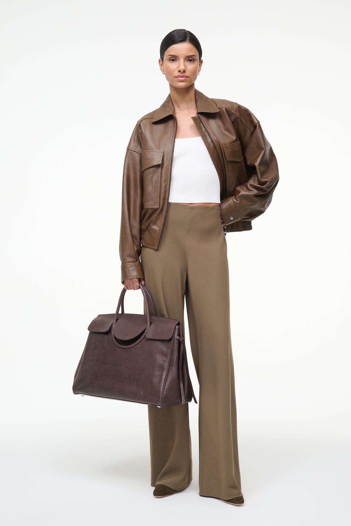 LARGE MAUDE CARRYALL ESPRESSO