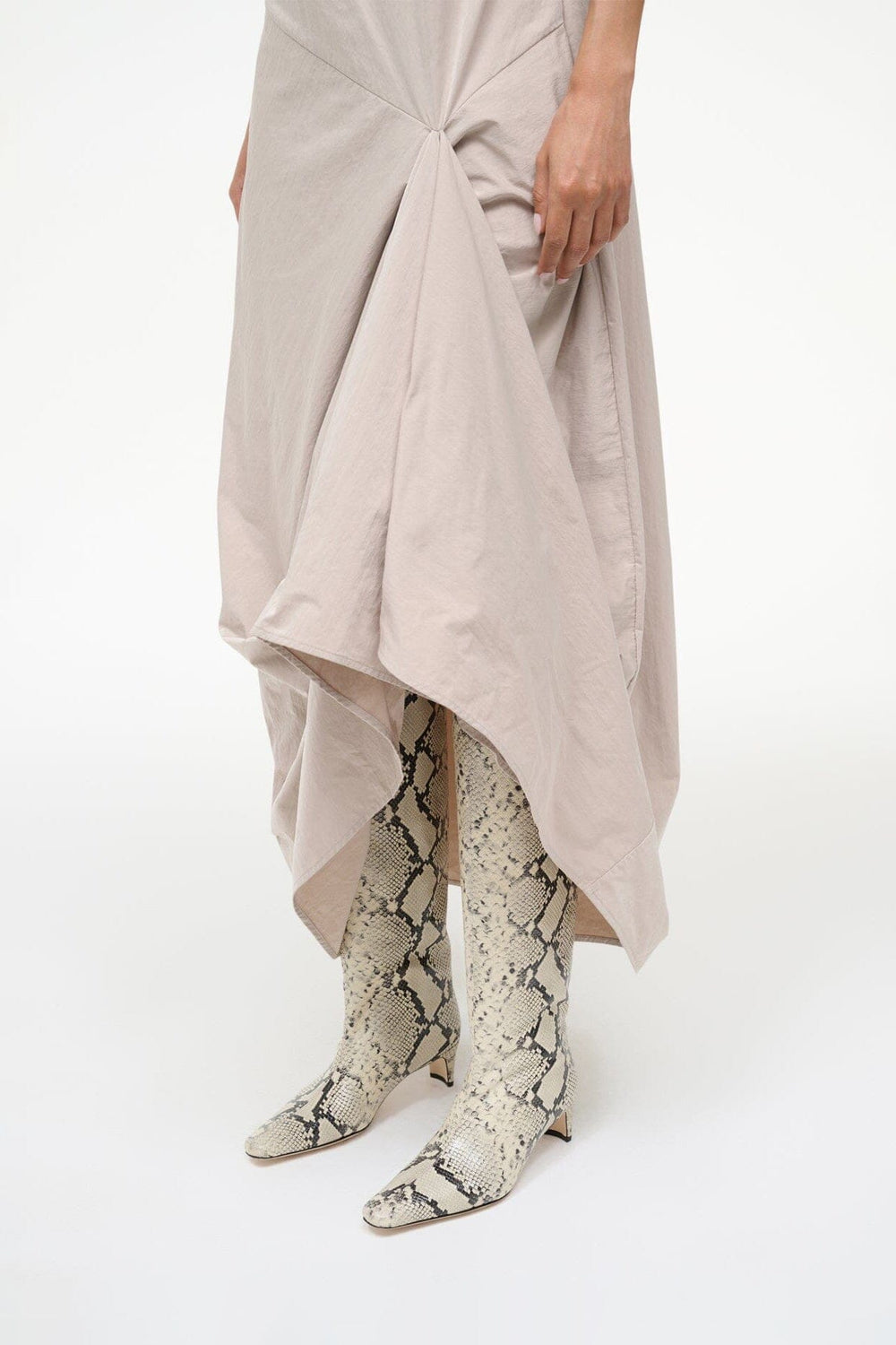 WALLY BOOT WHITE SNAKE
