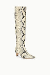 WALLY BOOT WHITE SNAKE