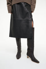 WALLY BOOT ESPRESSO WOVEN