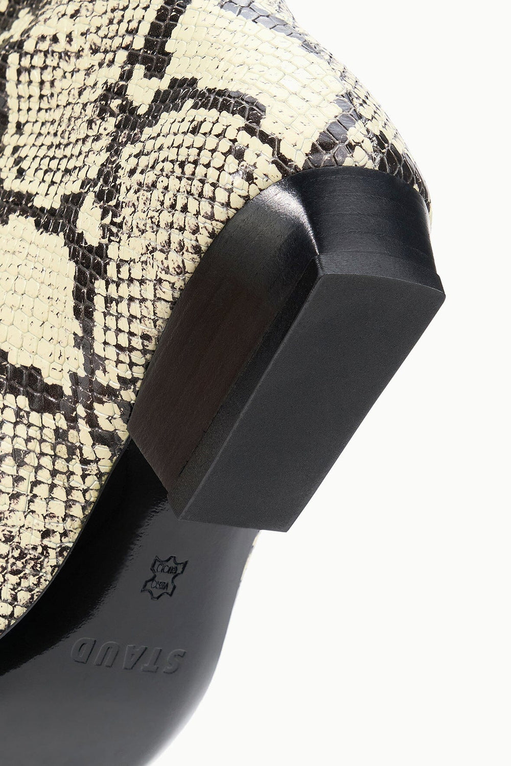 WALLY FLAT BOOT WHITE SNAKE