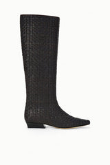 WALLY FLAT BOOT ESPRESSO WOVEN