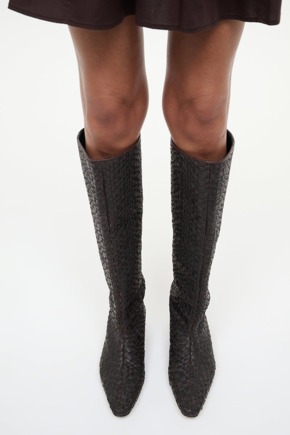 WALLY FLAT BOOT ESPRESSO WOVEN