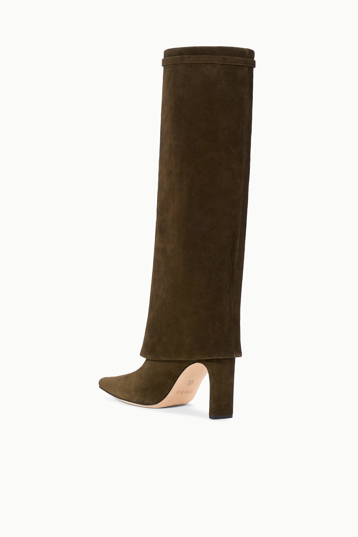 WALLY FOLDOVER HIGH HEEL BOOT TRUFFLE