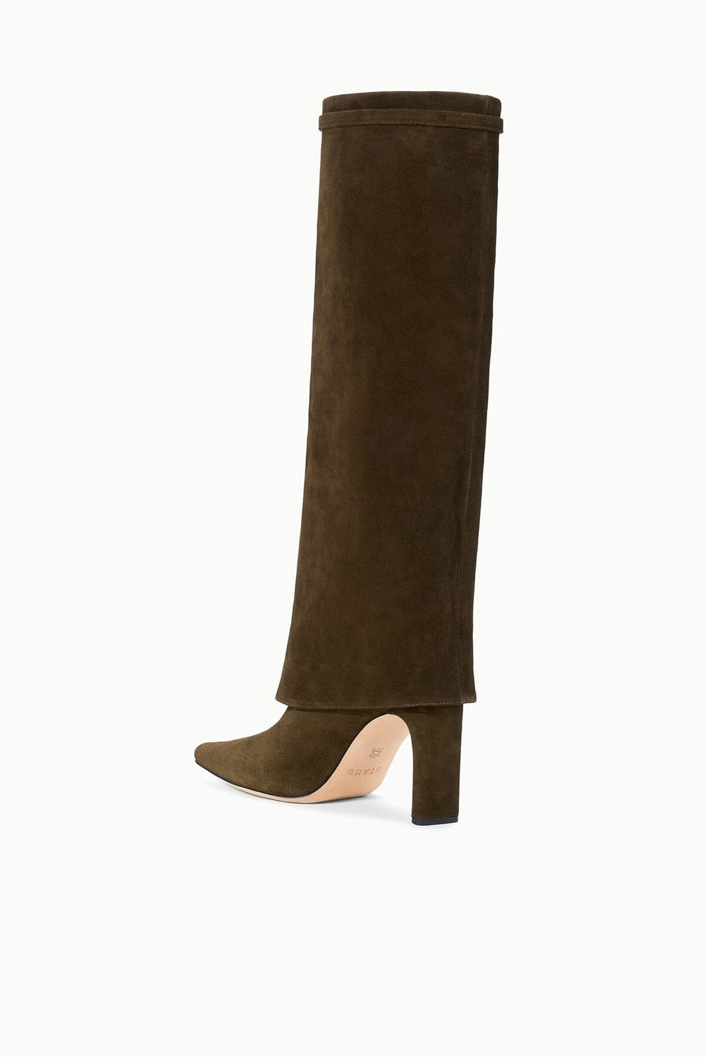 WALLY FOLDOVER HIGH HEEL BOOT TRUFFLE