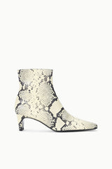 WALLY ANKLE BOOT WHITE SNAKE