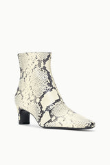 WALLY ANKLE BOOT WHITE SNAKE