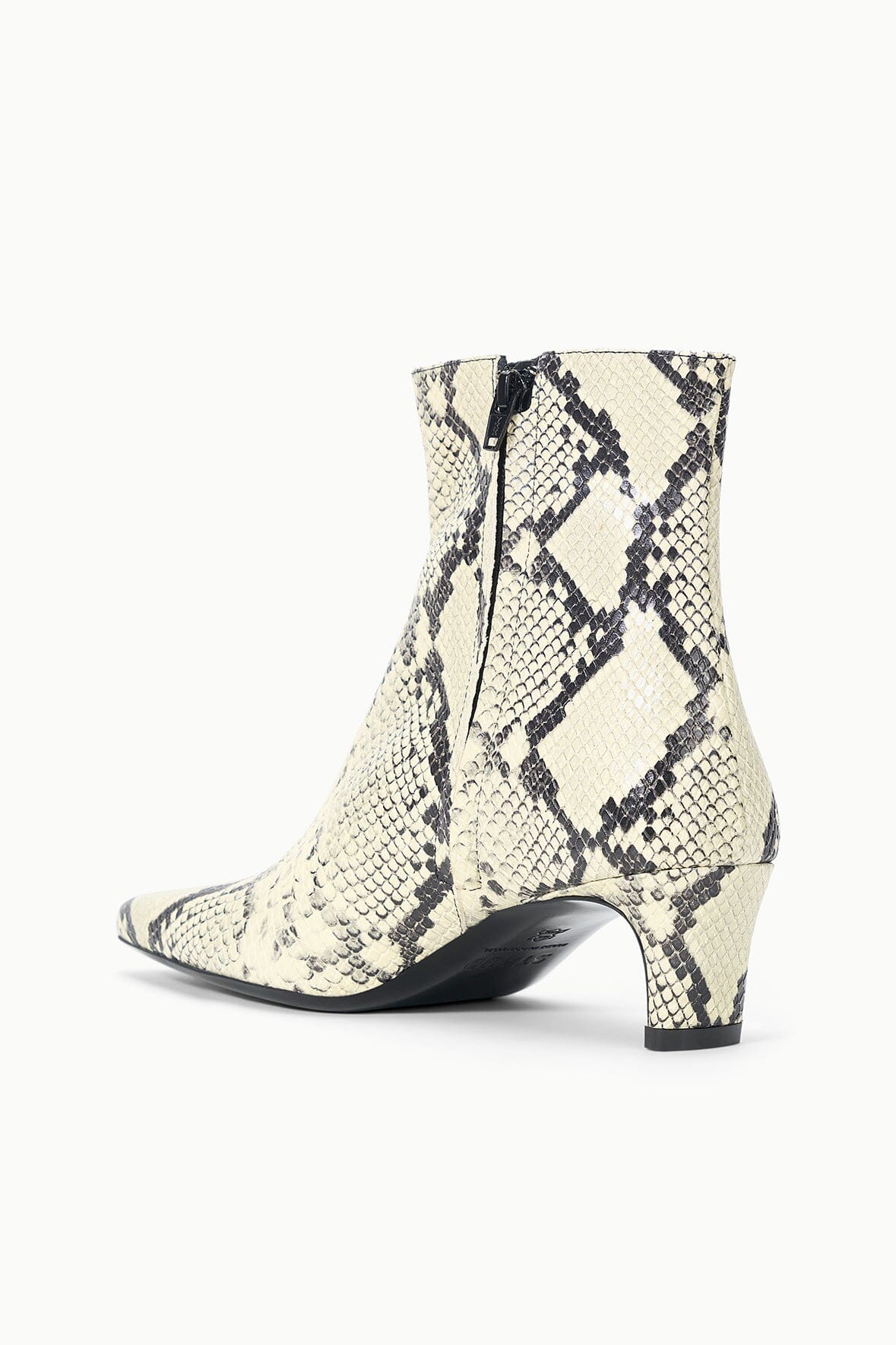 WALLY ANKLE BOOT WHITE SNAKE