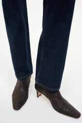 WALLY ANKLE BOOT ESPRESSO WOVEN