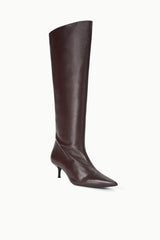 SEBASTIAN KITTEN HEEL BOOT ESPRESSO