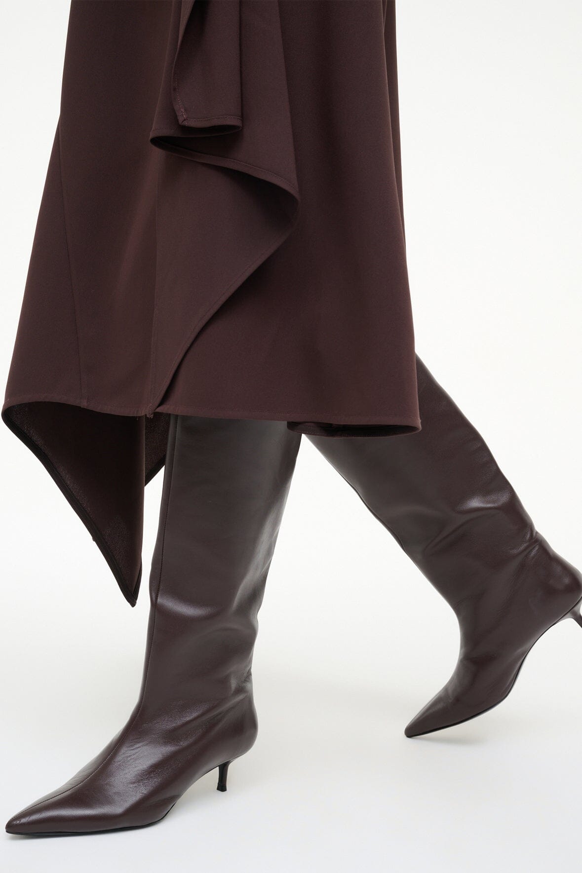 SEBASTIAN KITTEN HEEL BOOT ESPRESSO