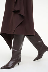 SEBASTIAN KITTEN HEEL BOOT ESPRESSO
