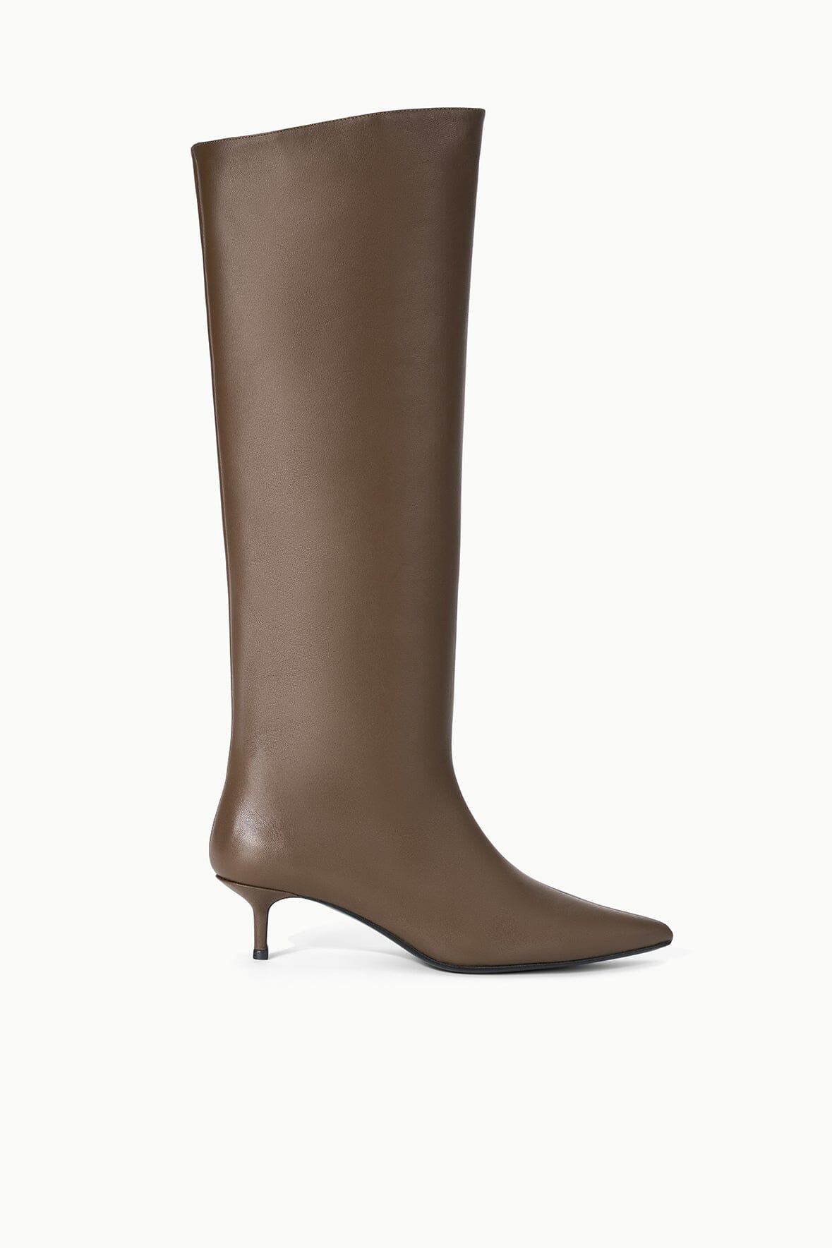 SEBASTIAN KITTEN HEEL BOOT TRUFFLE