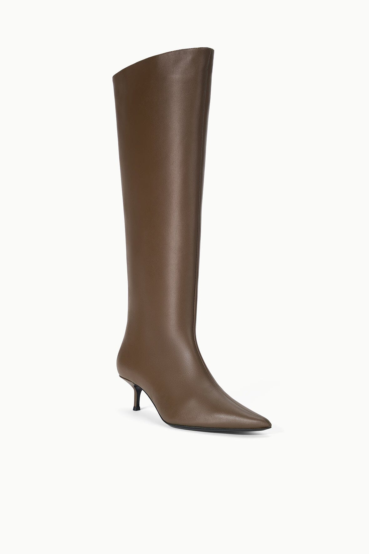 SEBASTIAN KITTEN HEEL BOOT TRUFFLE