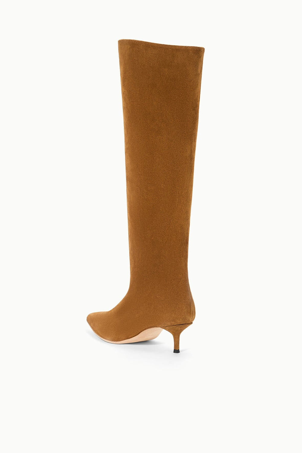 SEBASTIAN KITTEN HEEL BOOT TAN