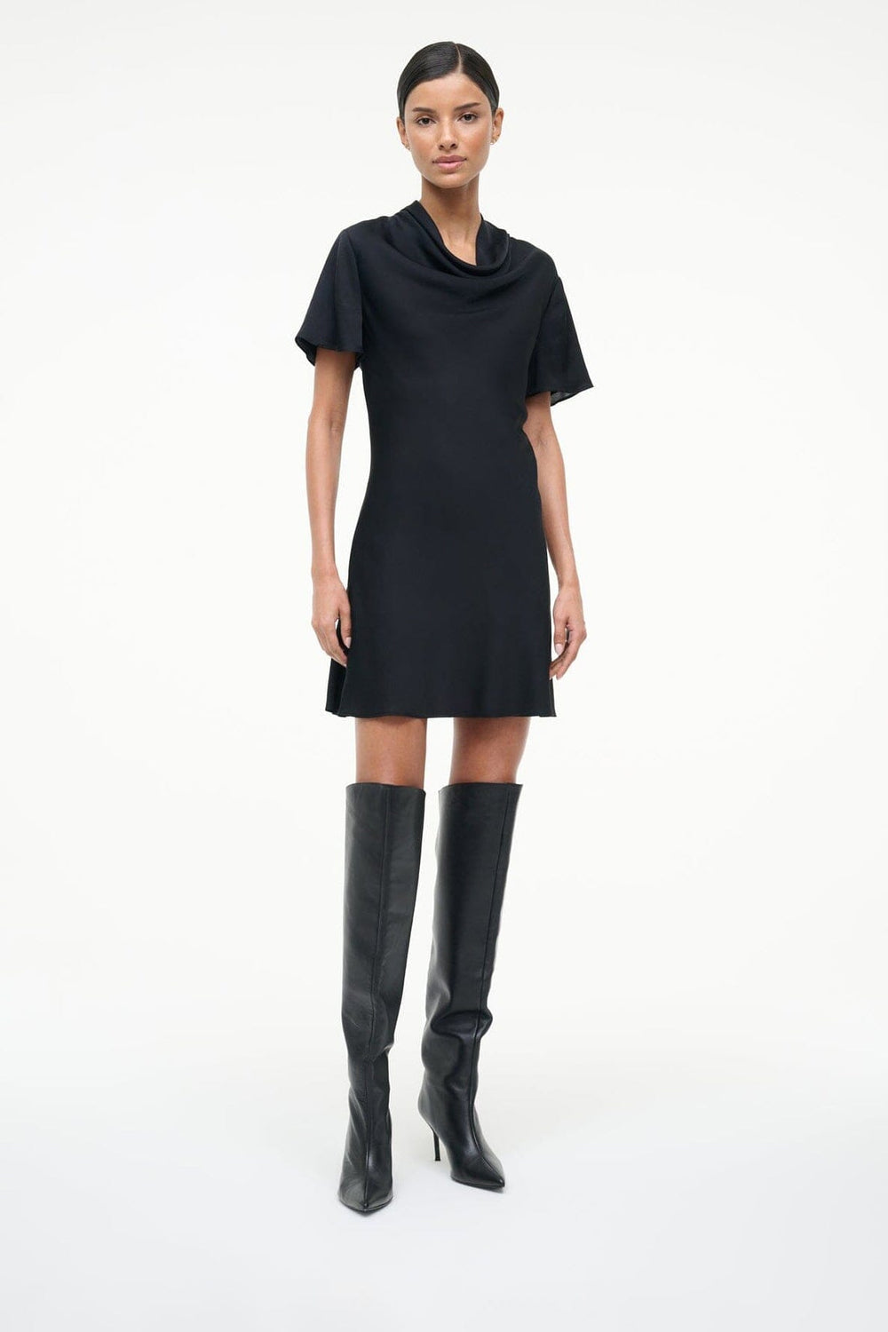 SEBASTIAN OVER THE KNEE BOOT BLACK