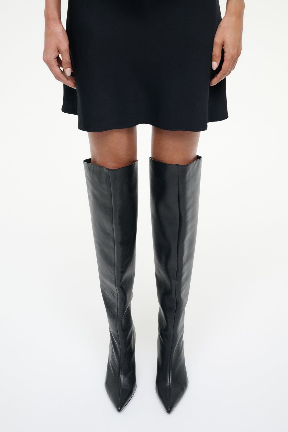 SEBASTIAN OVER THE KNEE BOOT BLACK