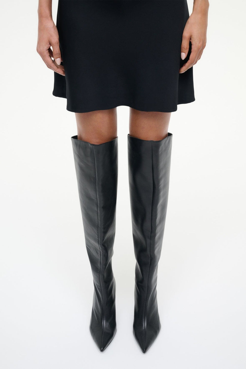 SEBASTIAN OVER THE KNEE BOOT BLACK