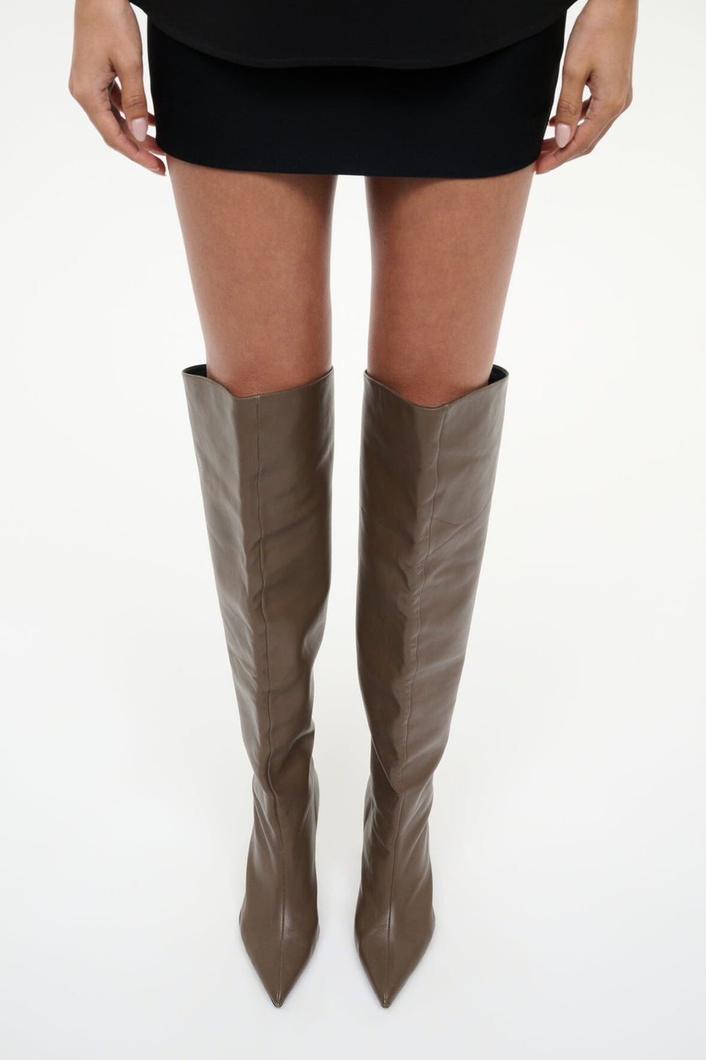 SEBASTIAN OVER THE KNEE BOOT TRUFFLE