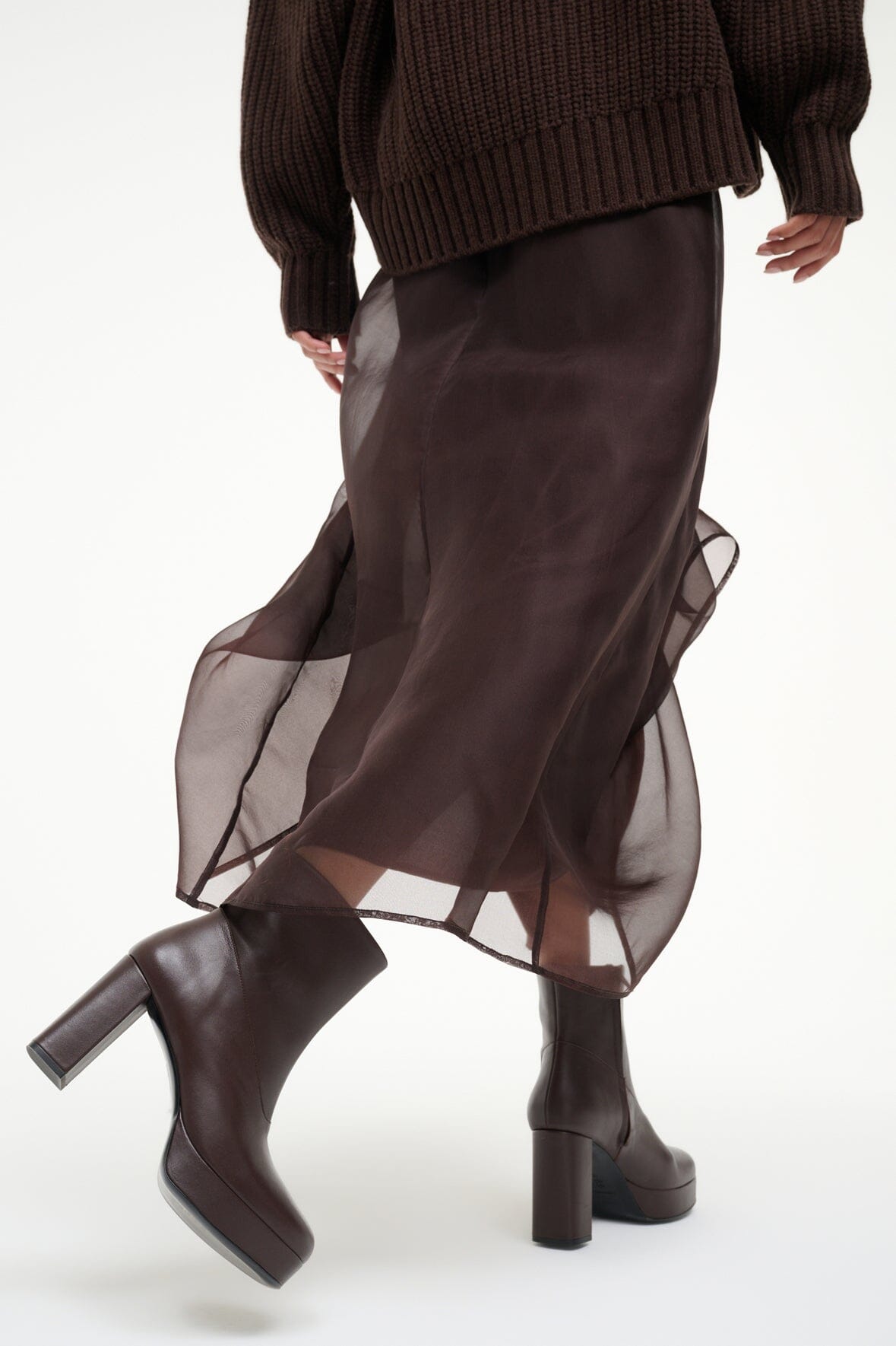 JODIE PLATFORM ANKLE BOOT ESPRESSO
