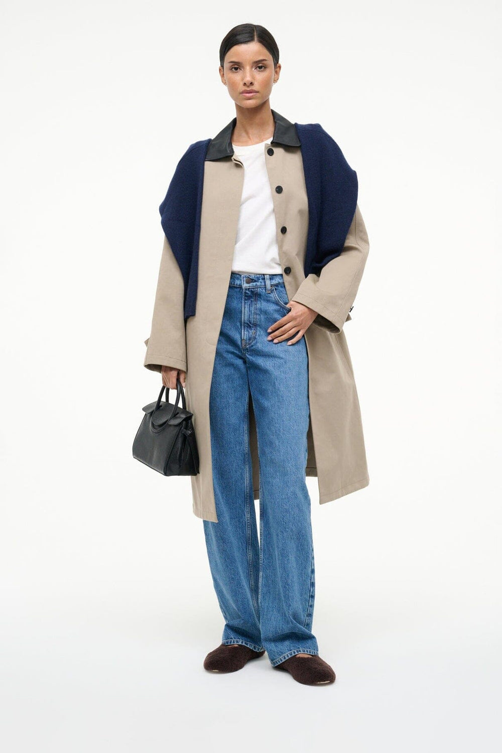 ALBA BALLET FLAT ESPRESSO SHEARLING