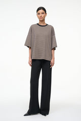 CAPSULE TOP HOUNDSTOOTH