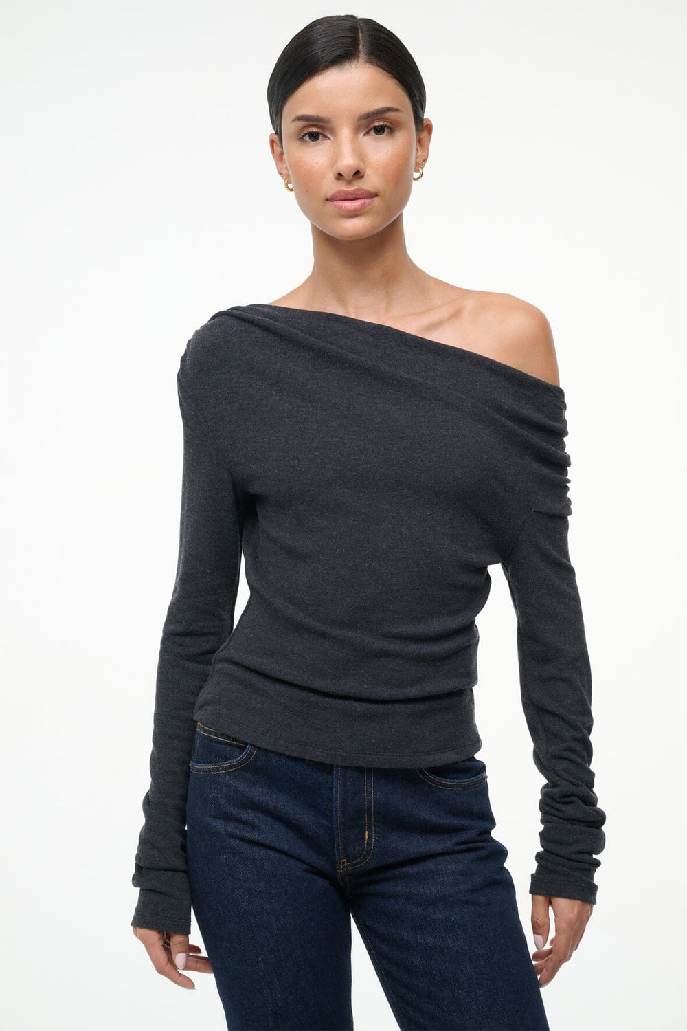 PHILOMENA TOP CHARCOAL