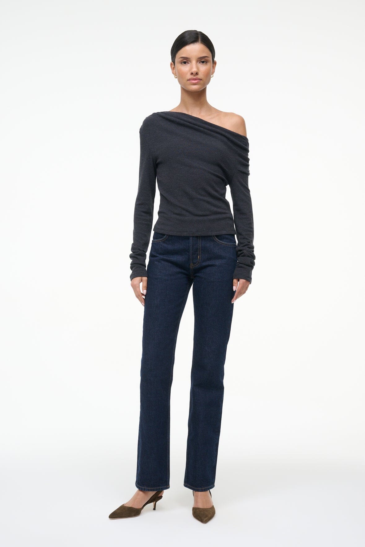 PHILOMENA TOP CHARCOAL