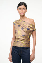 PHARE SILK TOP VINTAGE FLORAL
