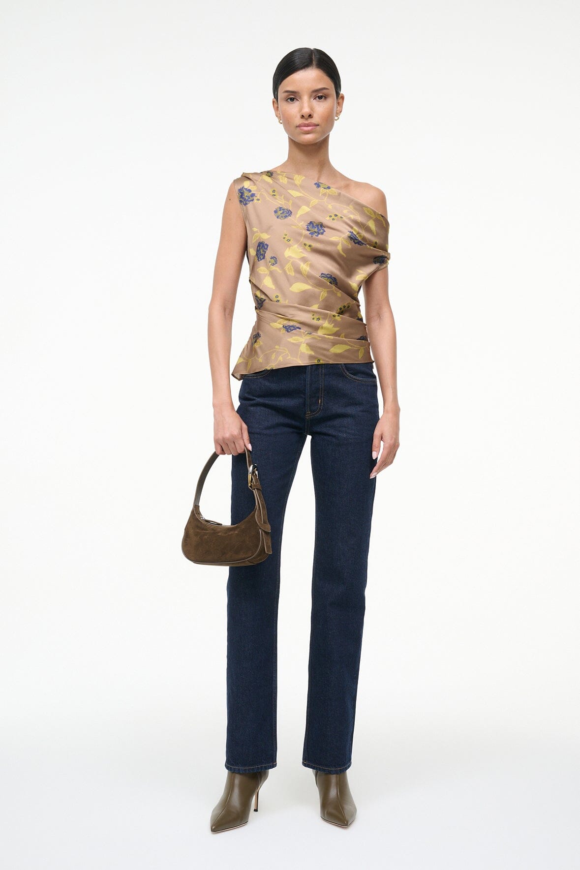 PHARE SILK TOP VINTAGE FLORAL
