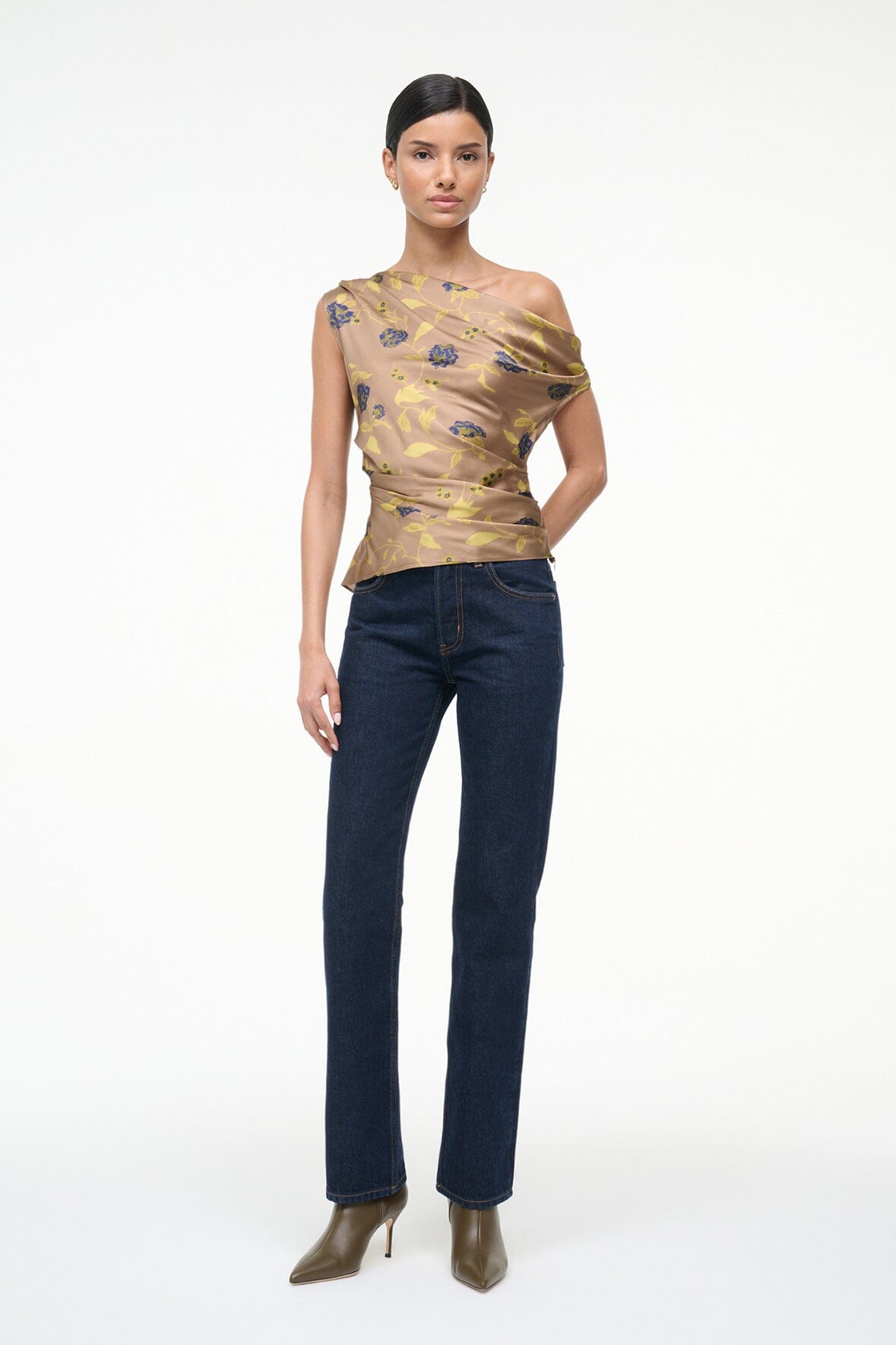 PHARE SILK TOP VINTAGE FLORAL