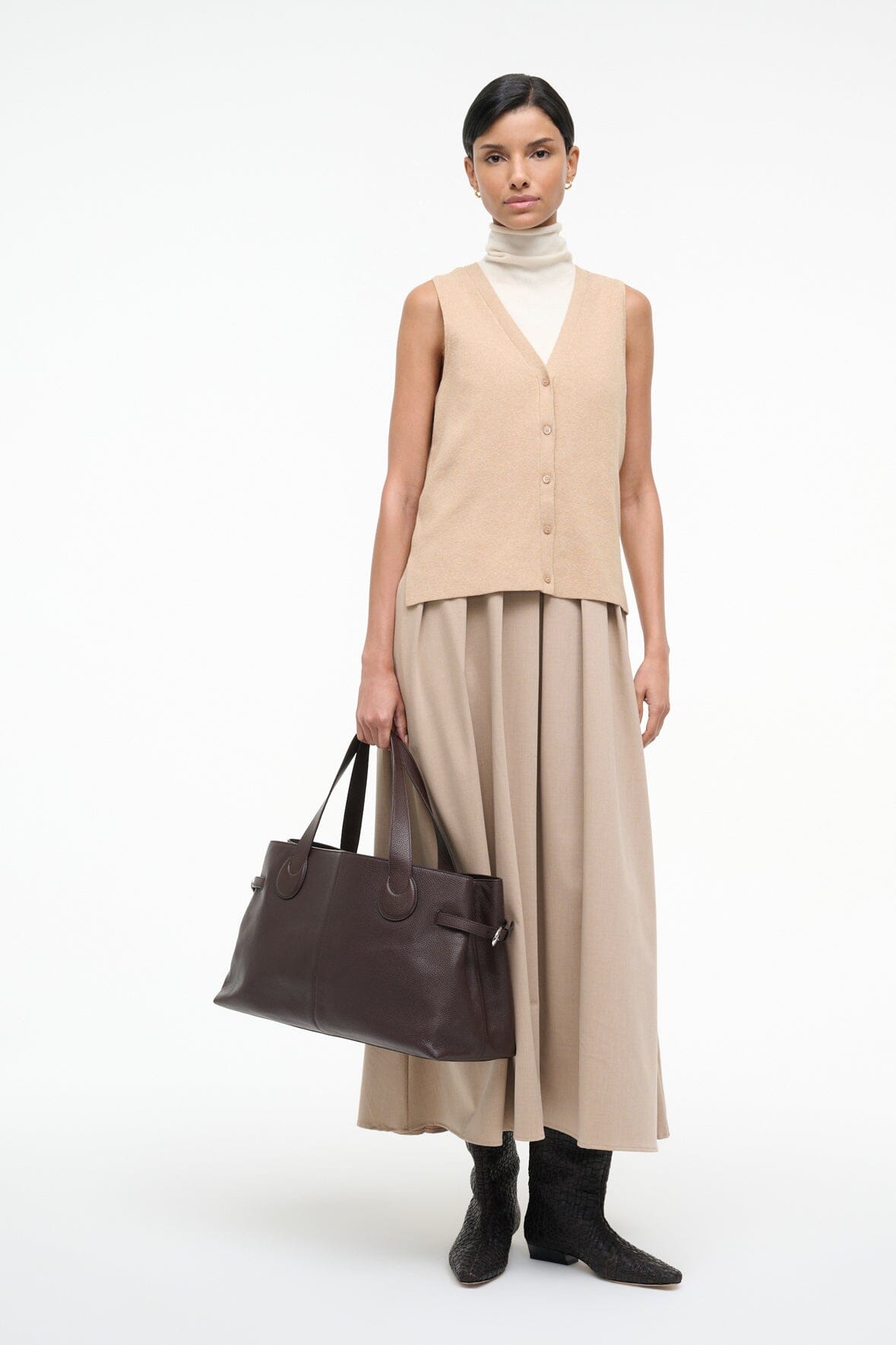 MADELINE DRESS WHEAT